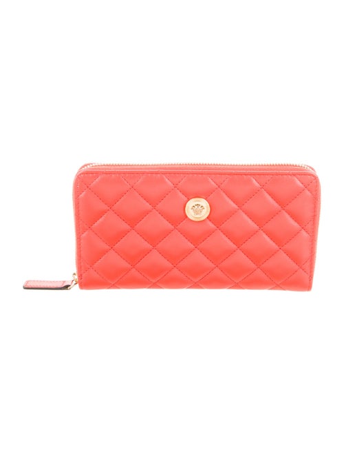 Versace Leather Continental Wallet