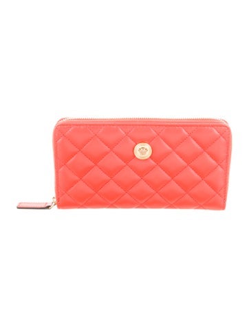 Versace Wallets Leather Continental Wallet