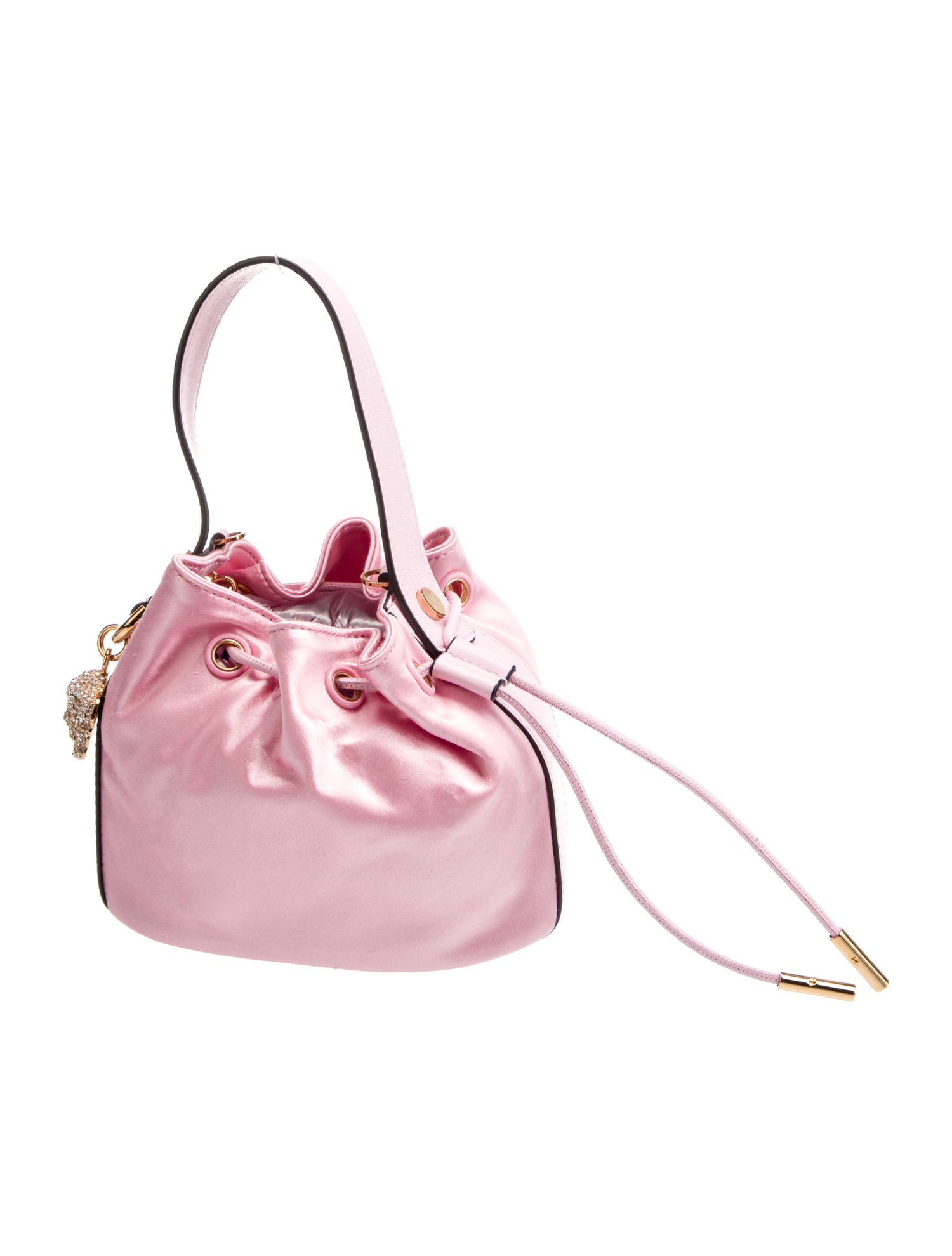 Versace Satin Top Handle Bag