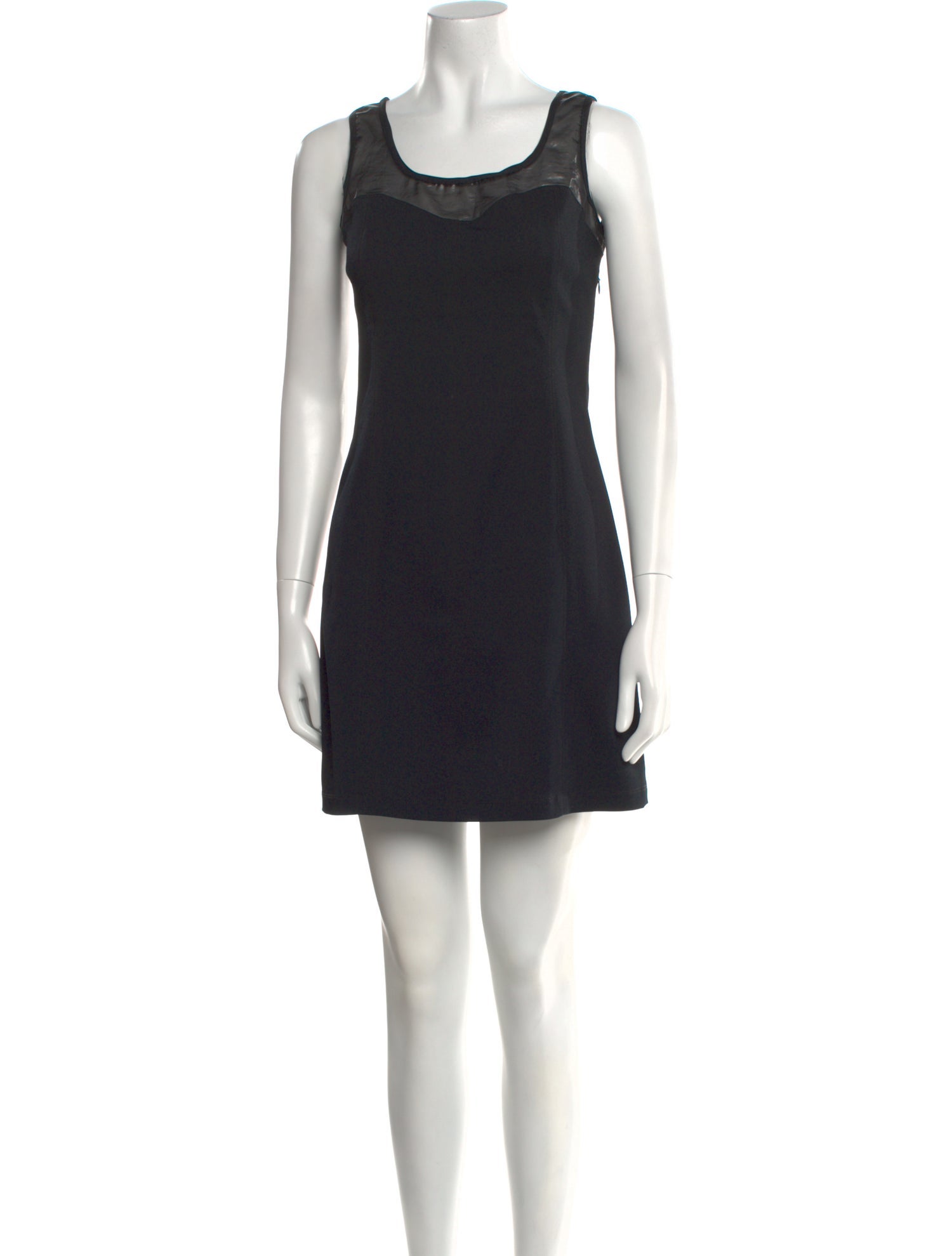 Versace Jeans Couture Scoop Neck Mini Dress