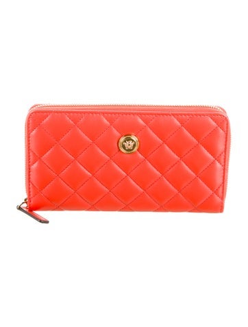 Versace Wallets Leather Continental Wallet