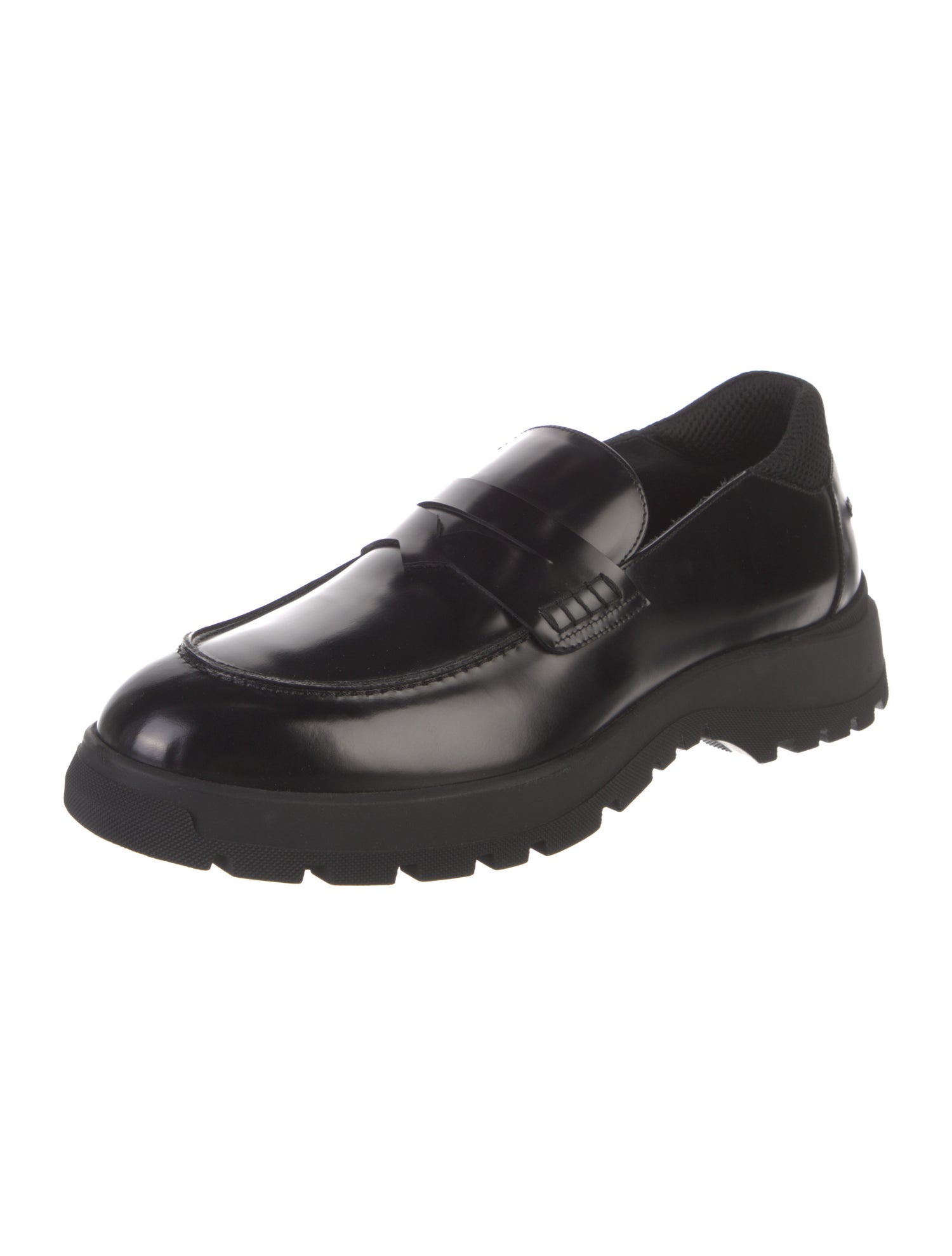 Versace Leather Loafers