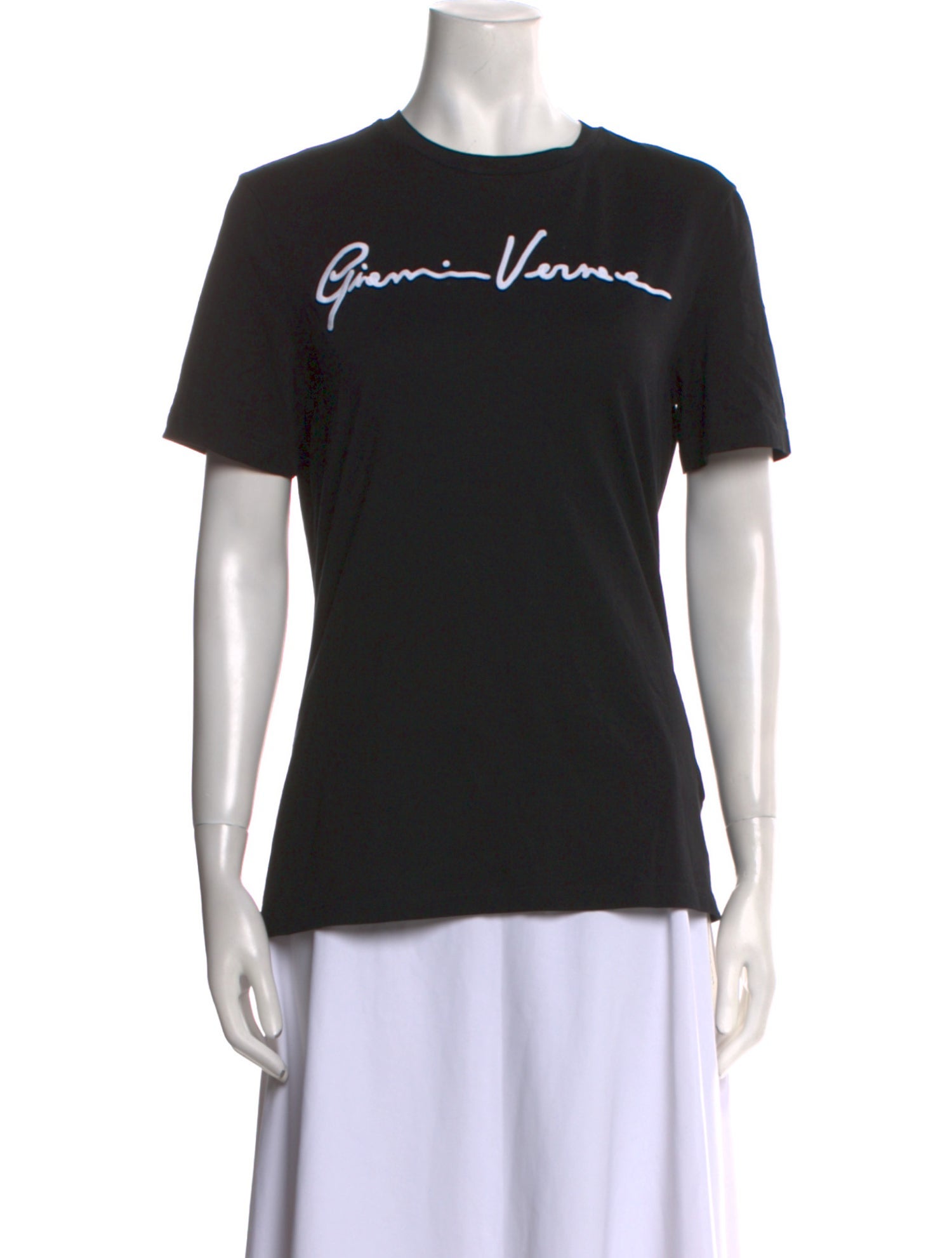 Versace Graphic Print Crew Neck T-Shirt