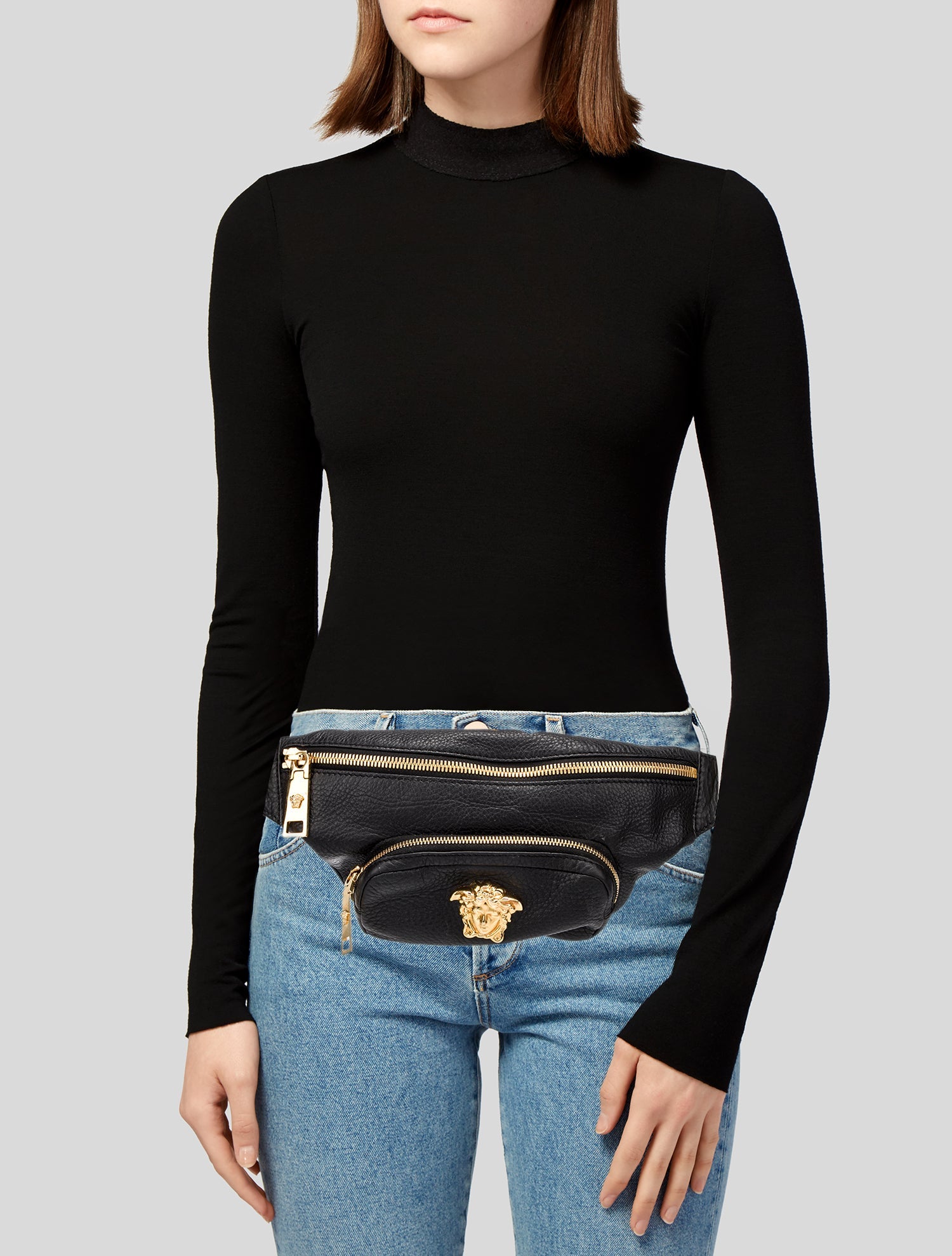 Versace Leather Belt Bag