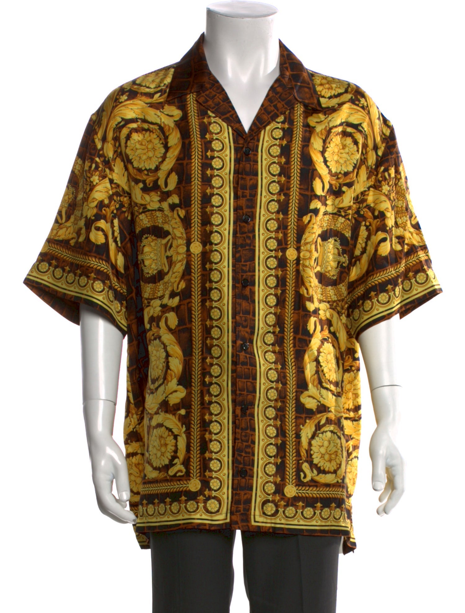 Versace Silk Printed Shirt