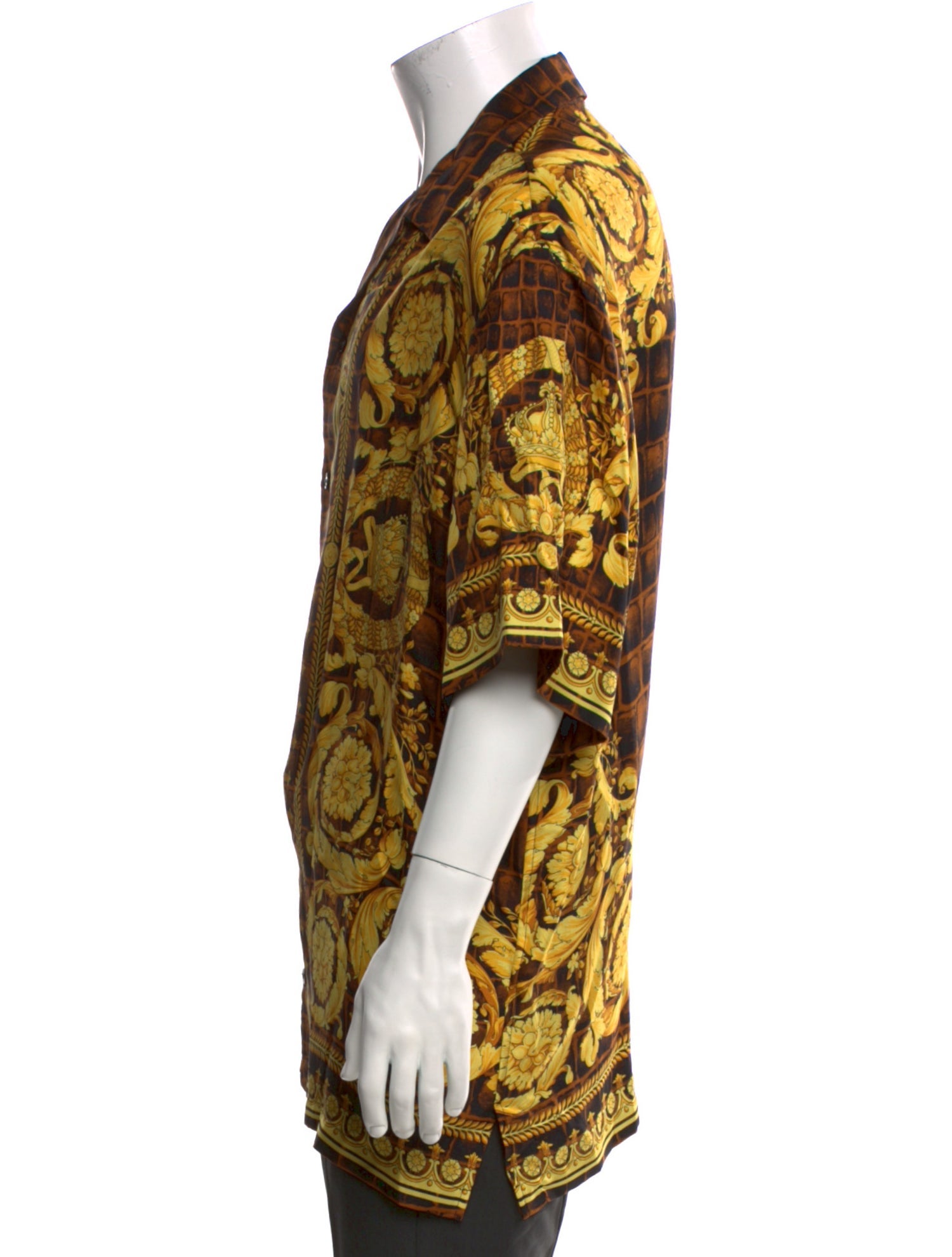 Versace Silk Printed Shirt