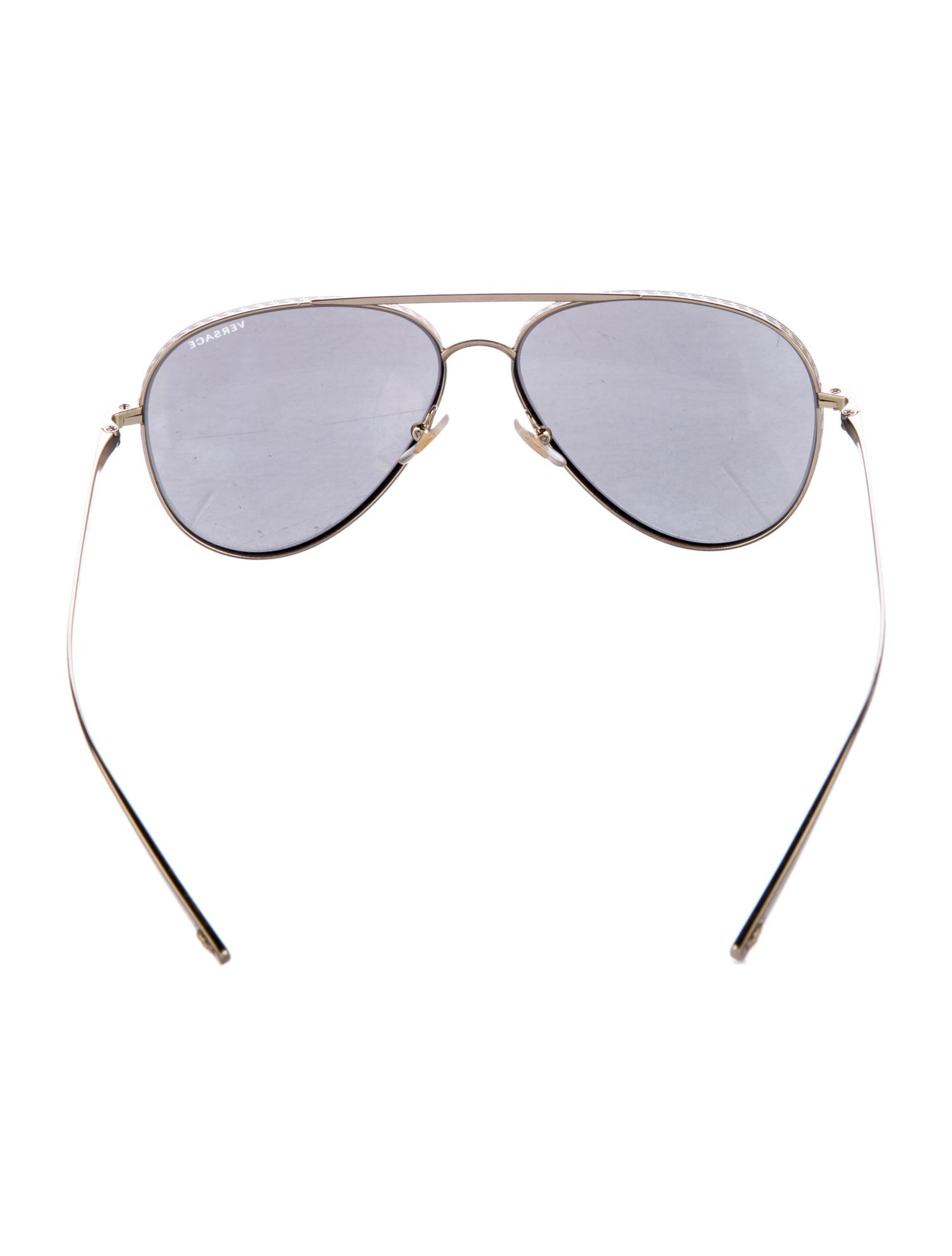 Versace Aviator Mirrored Sunglasses