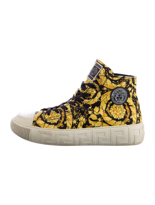 Versace Canvas Printed Sneakers