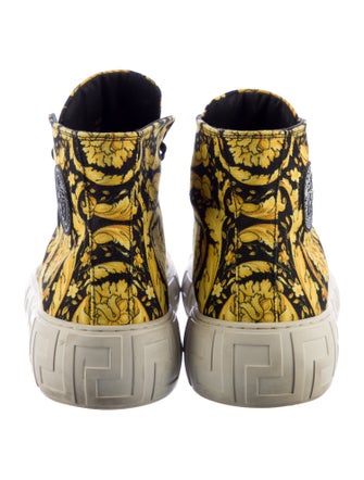 Versace Canvas Printed Sneakers