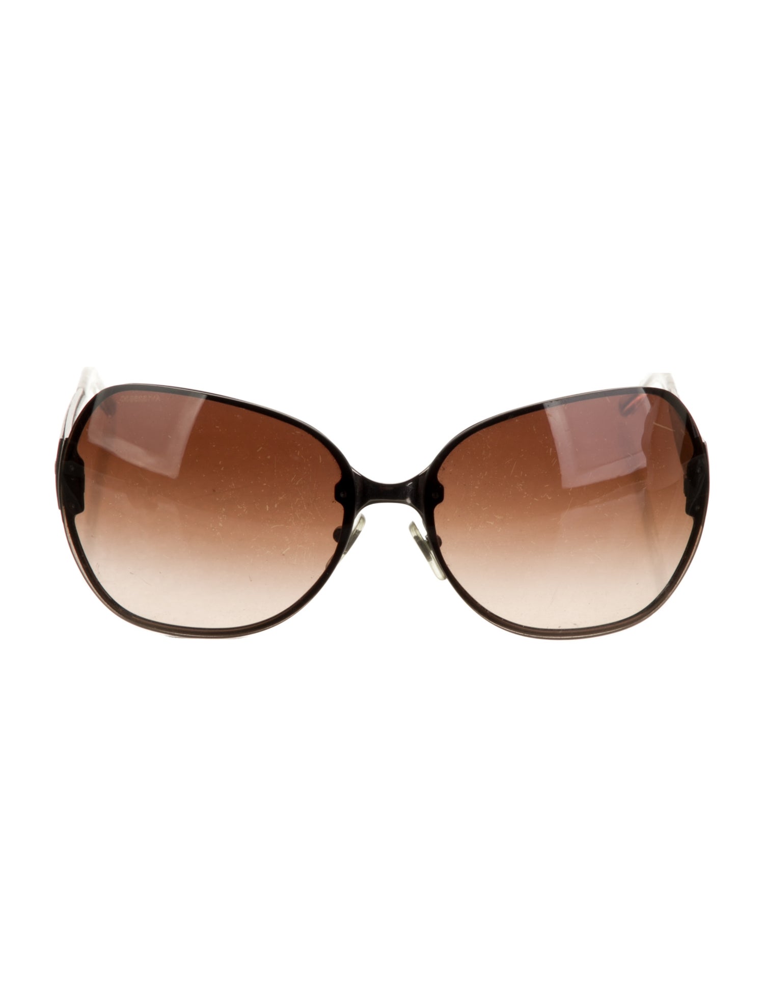 Versace Oversize Gradient Sunglasses