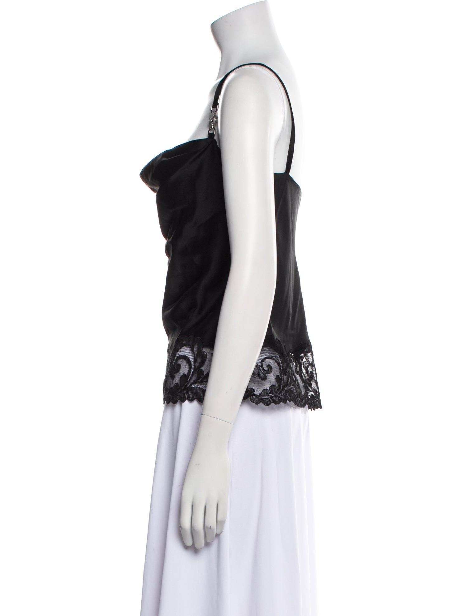 Versace Square Neckline Sleeveless Top