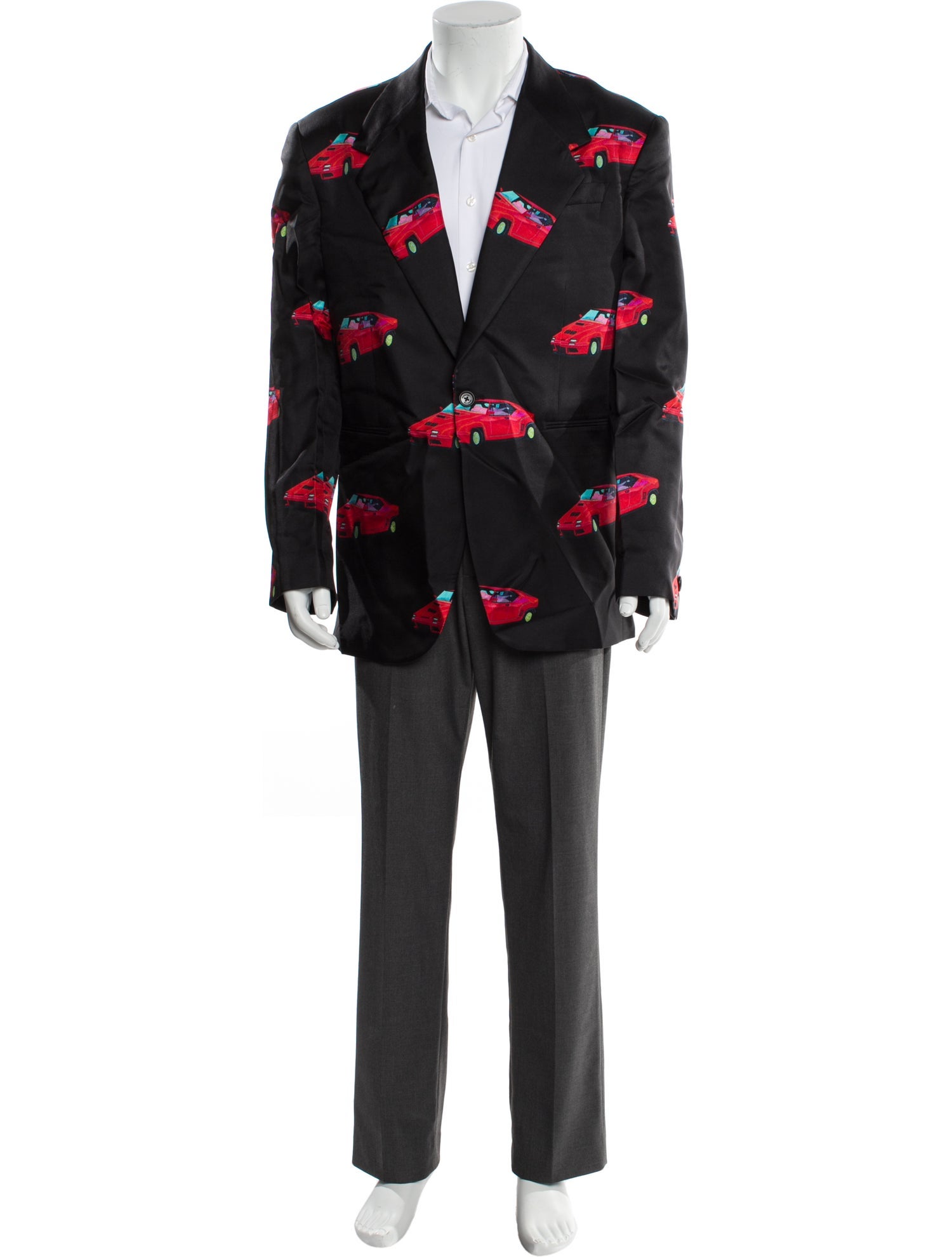 Versace Silk Printed Blazer w/ Tags