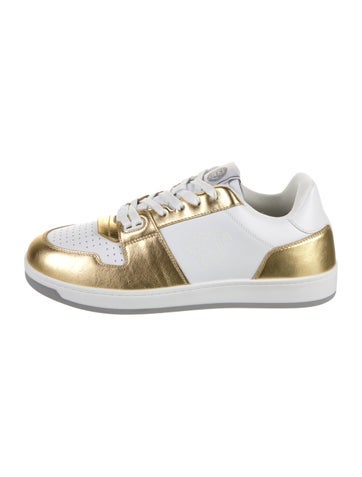 Versace Sneakers Leather Colorblock Pattern 8