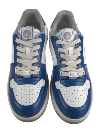 Versace Leather Printed Sneakers