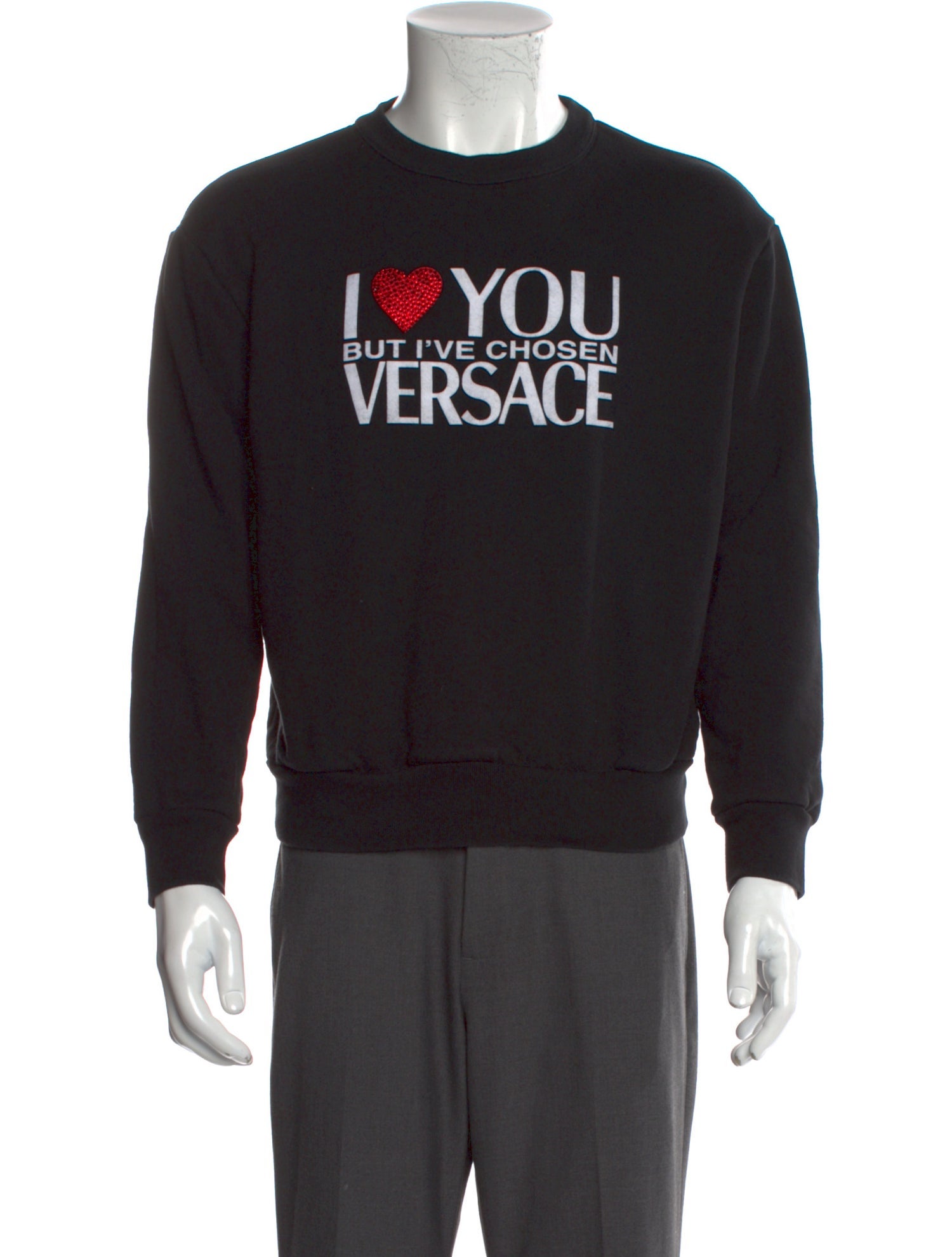Versace Medusa Insignia Crew Neck Sweatshirt