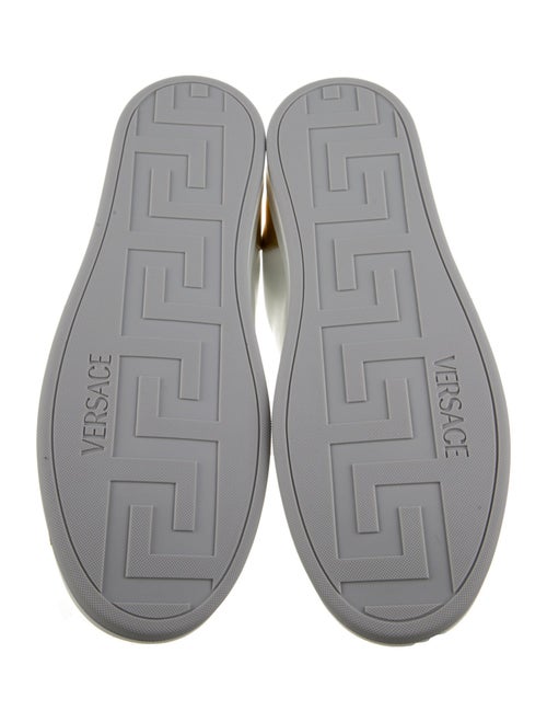 Versace Leather Colorblock Pattern Sneakers