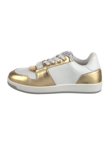 Versace Sneakers Leather Colorblock Pattern 9