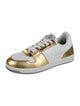 Versace Leather Colorblock Pattern Sneakers