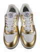 Versace Leather Colorblock Pattern Sneakers