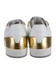 Versace Leather Colorblock Pattern Sneakers