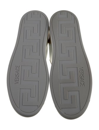 Versace Leather Colorblock Pattern Sneakers