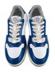 Versace Leather Colorblock Pattern Sneakers