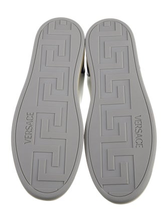Versace Leather Colorblock Pattern Sneakers