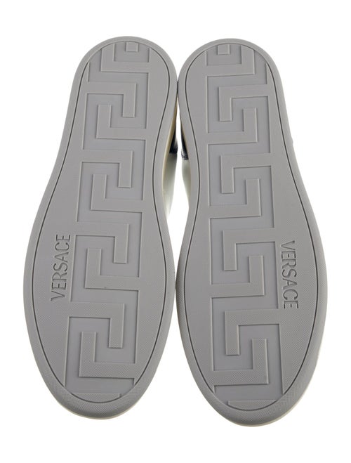 Versace Leather Colorblock Pattern Sneakers
