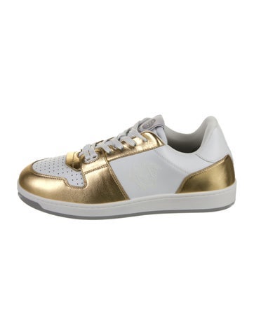 Versace Sneakers Leather Colorblock Pattern 12