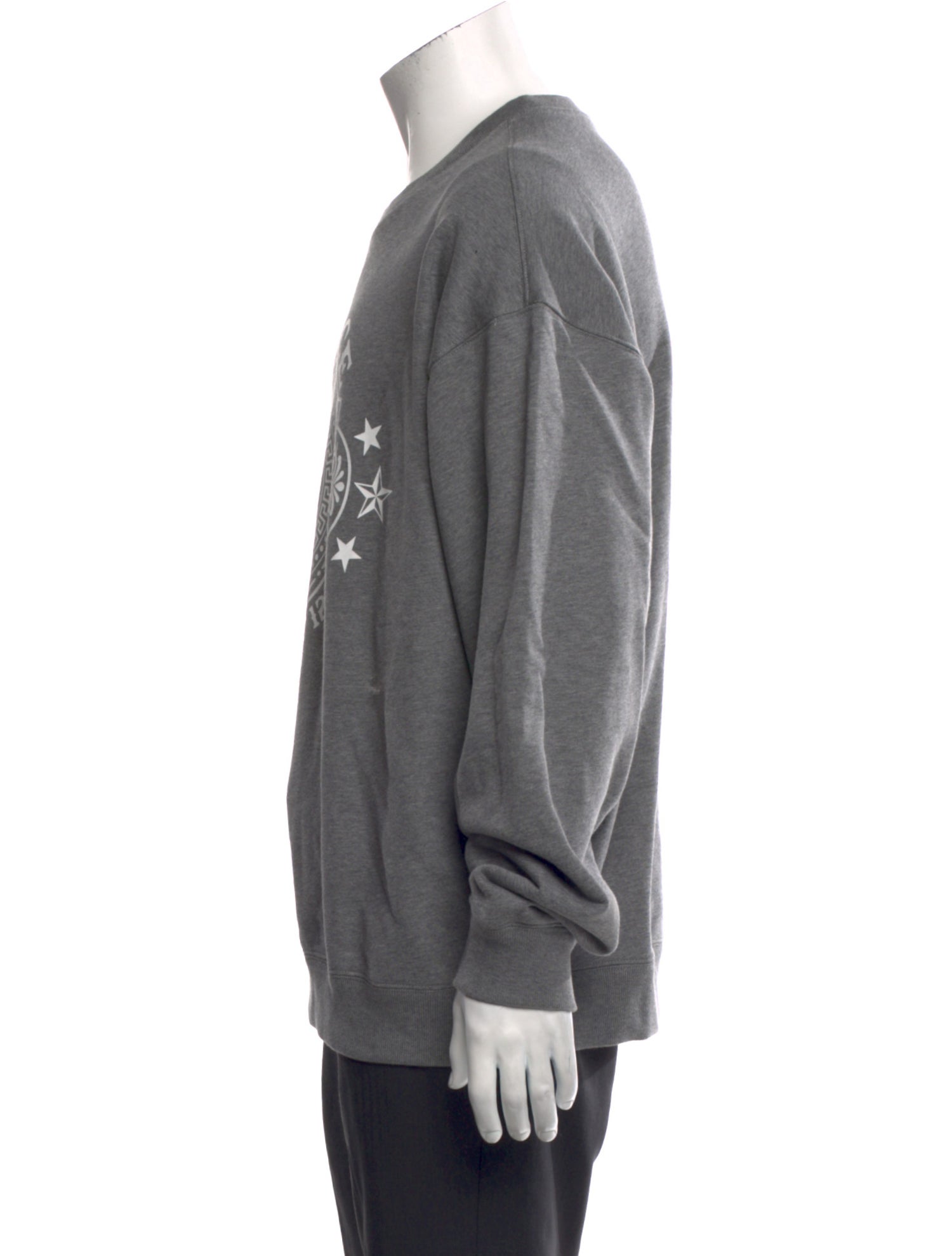 Versace Graphic Print Crew Neck Sweatshirt