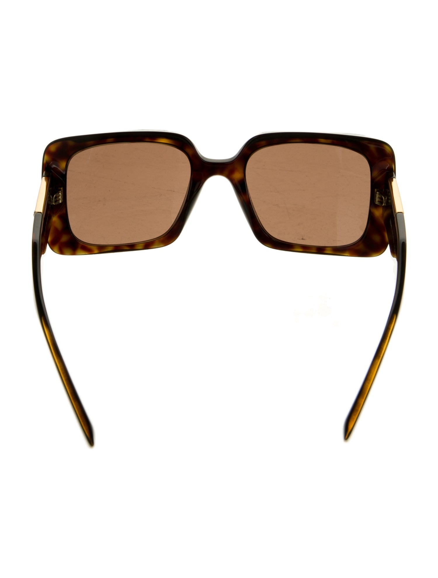 Versace Square Tinted Sunglasses