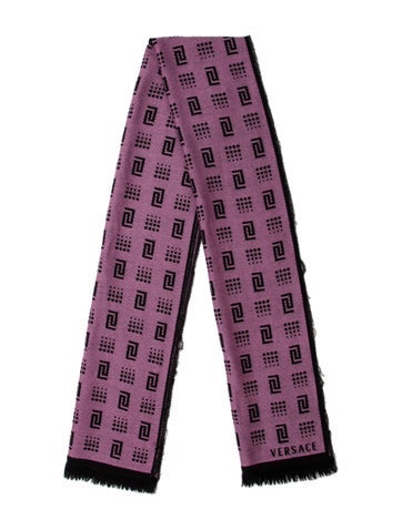 Versace Scarves and Shawls Wool Printed Scarf