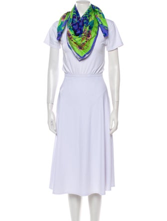 Versace Silk Printed Scarf