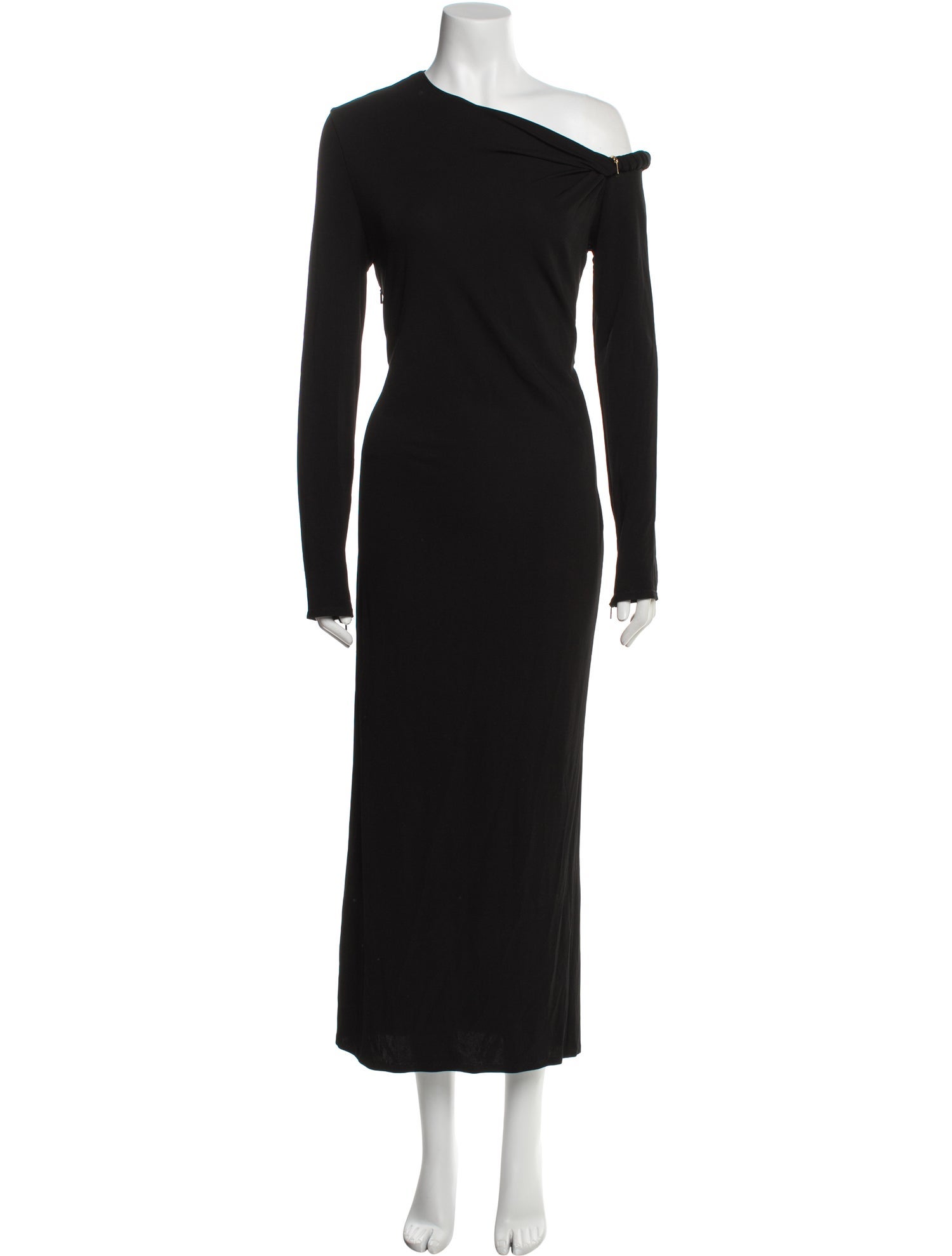 Versace One-Shoulder Long Dress