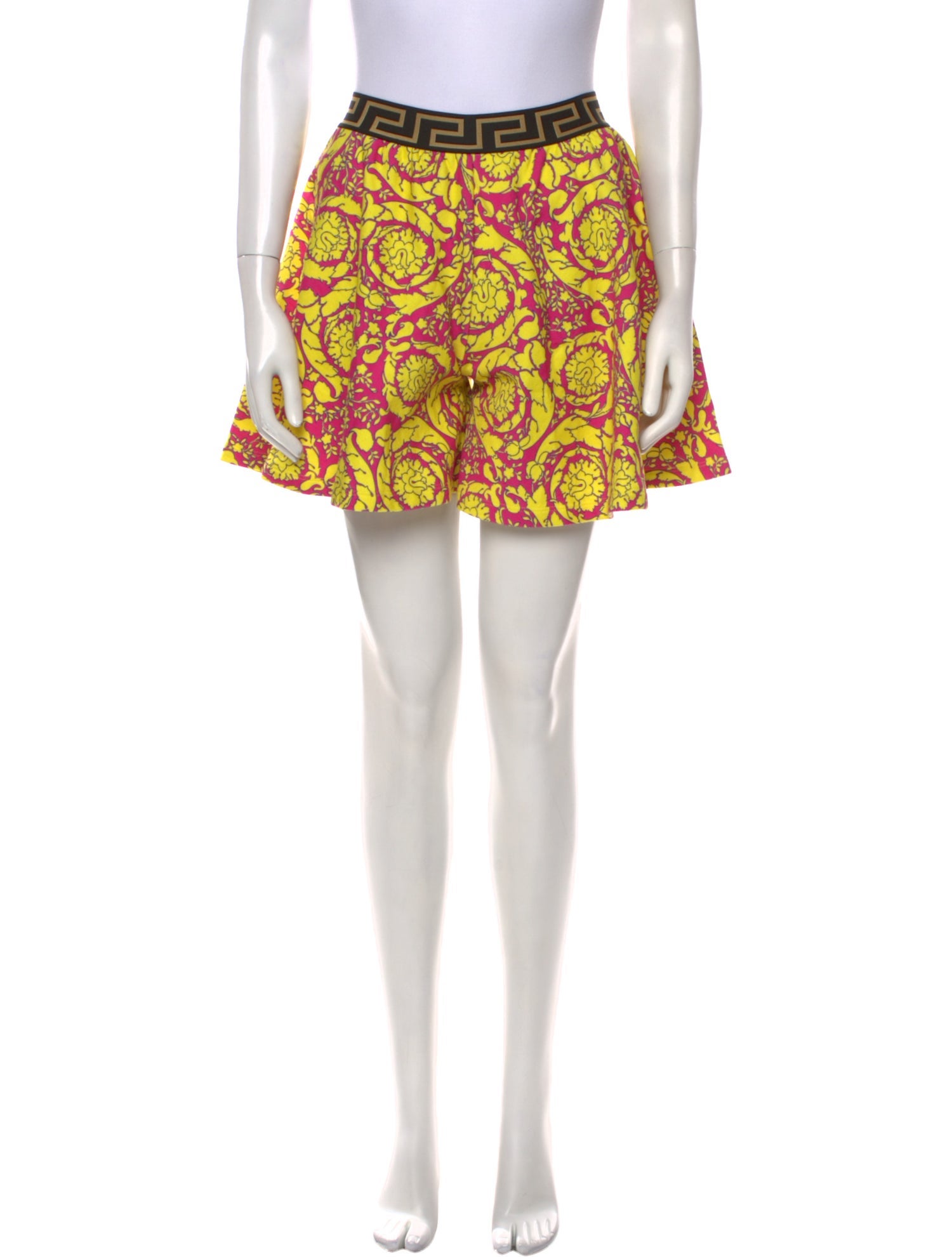 Versace Printed Mini Shorts w/ Tags