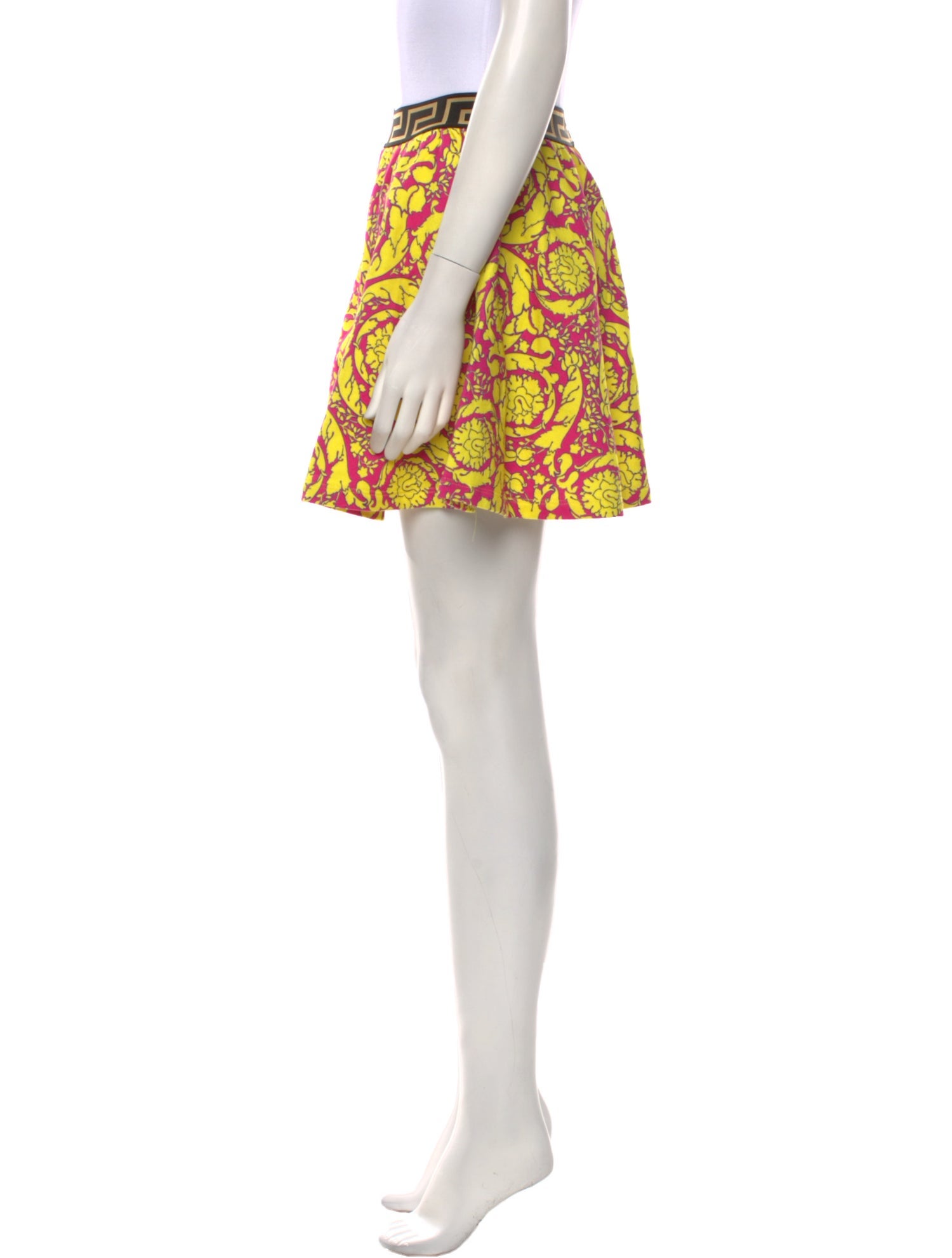 Versace Printed Mini Shorts w/ Tags