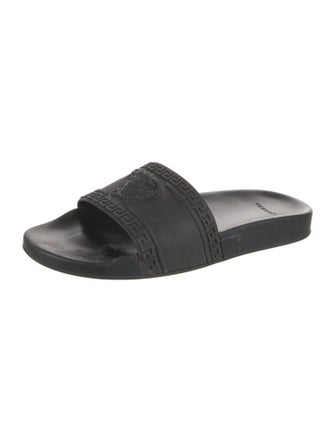 Versace Grecca Pattern Rubber Slides