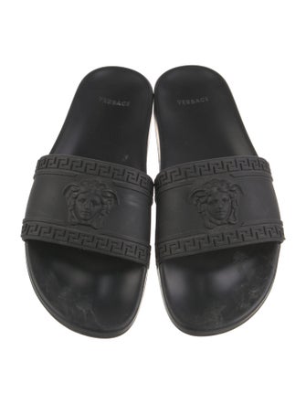 Versace Grecca Pattern Rubber Slides