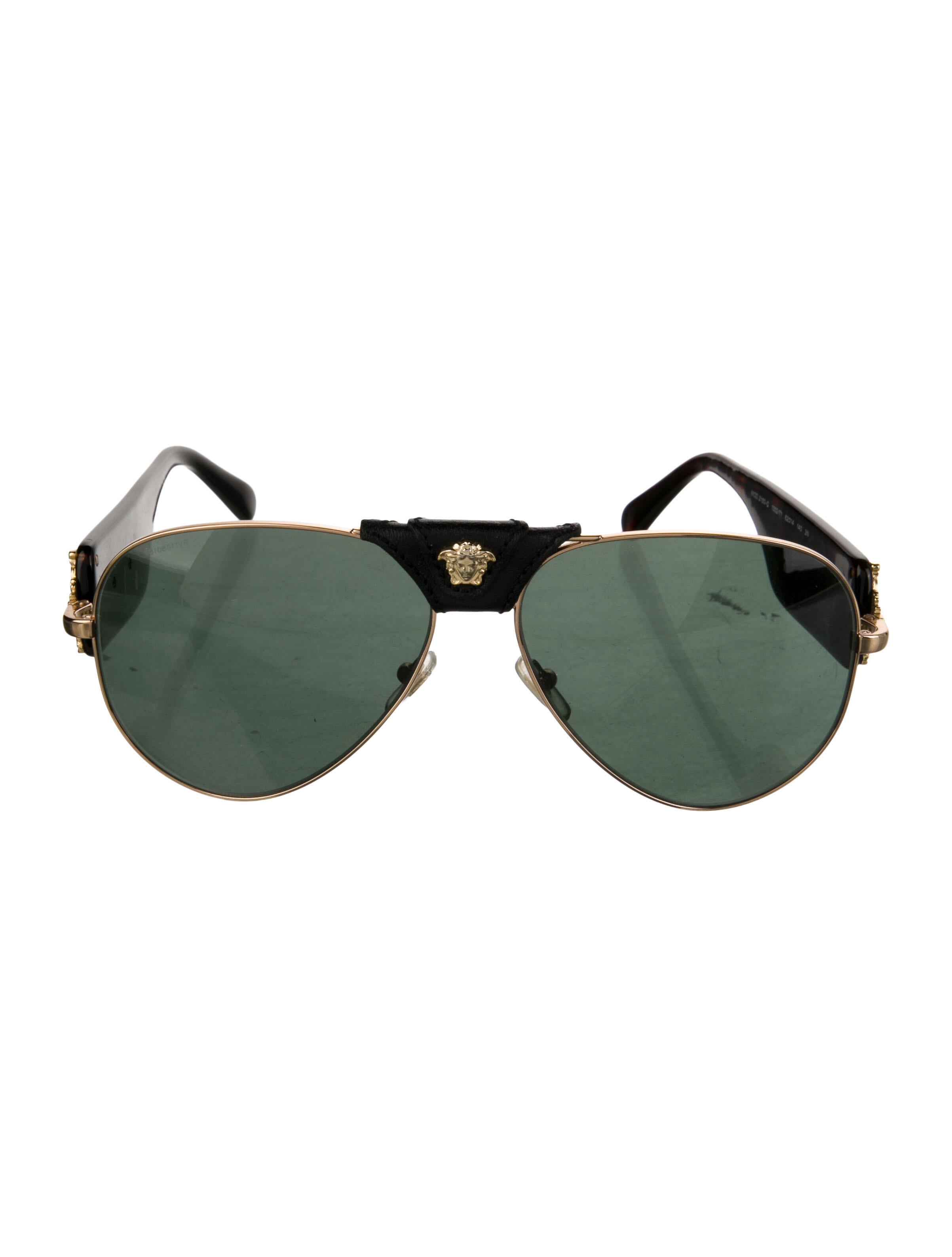 Versace Aviator Tinted Sunglasses