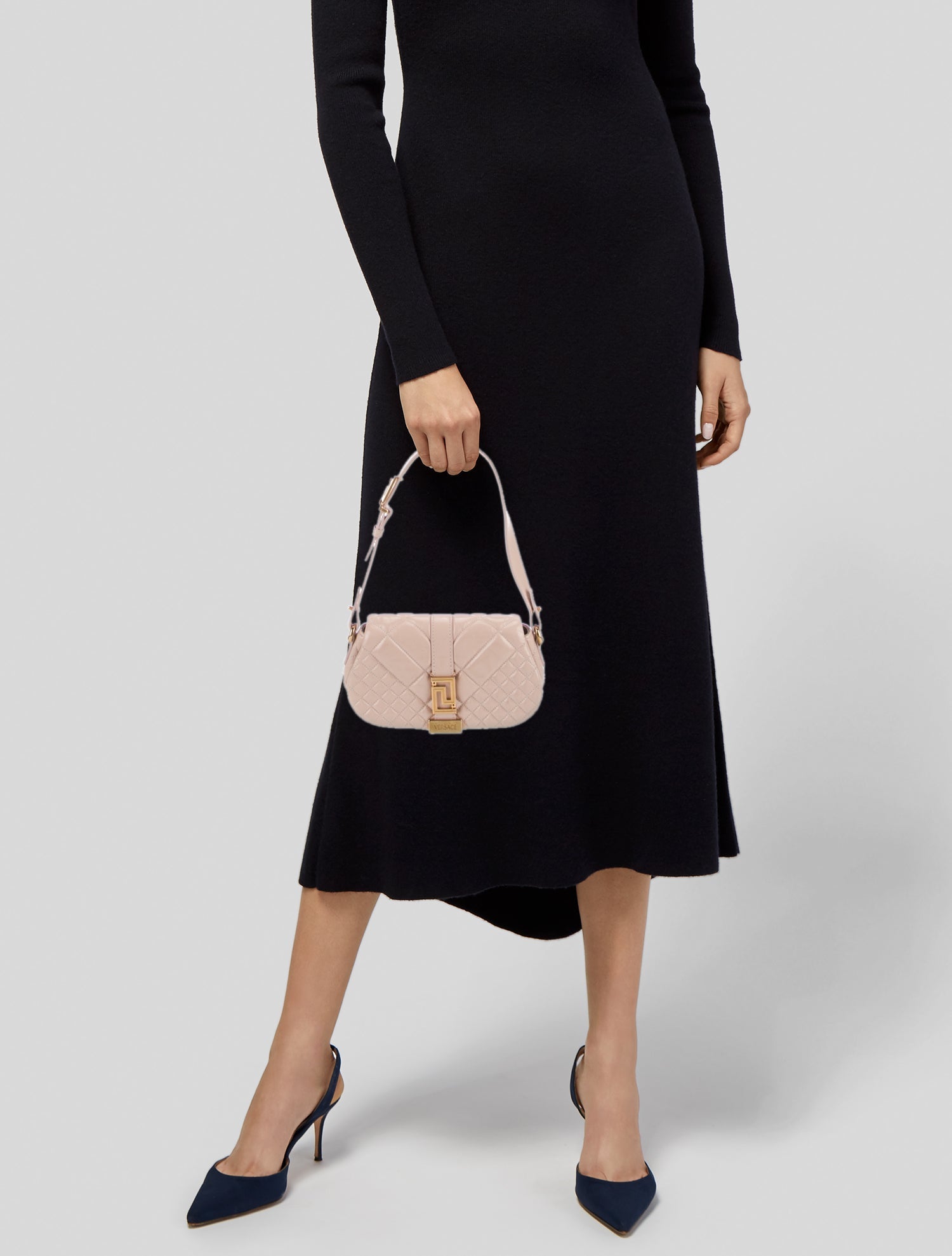 Versace Leather Shoulder Bag