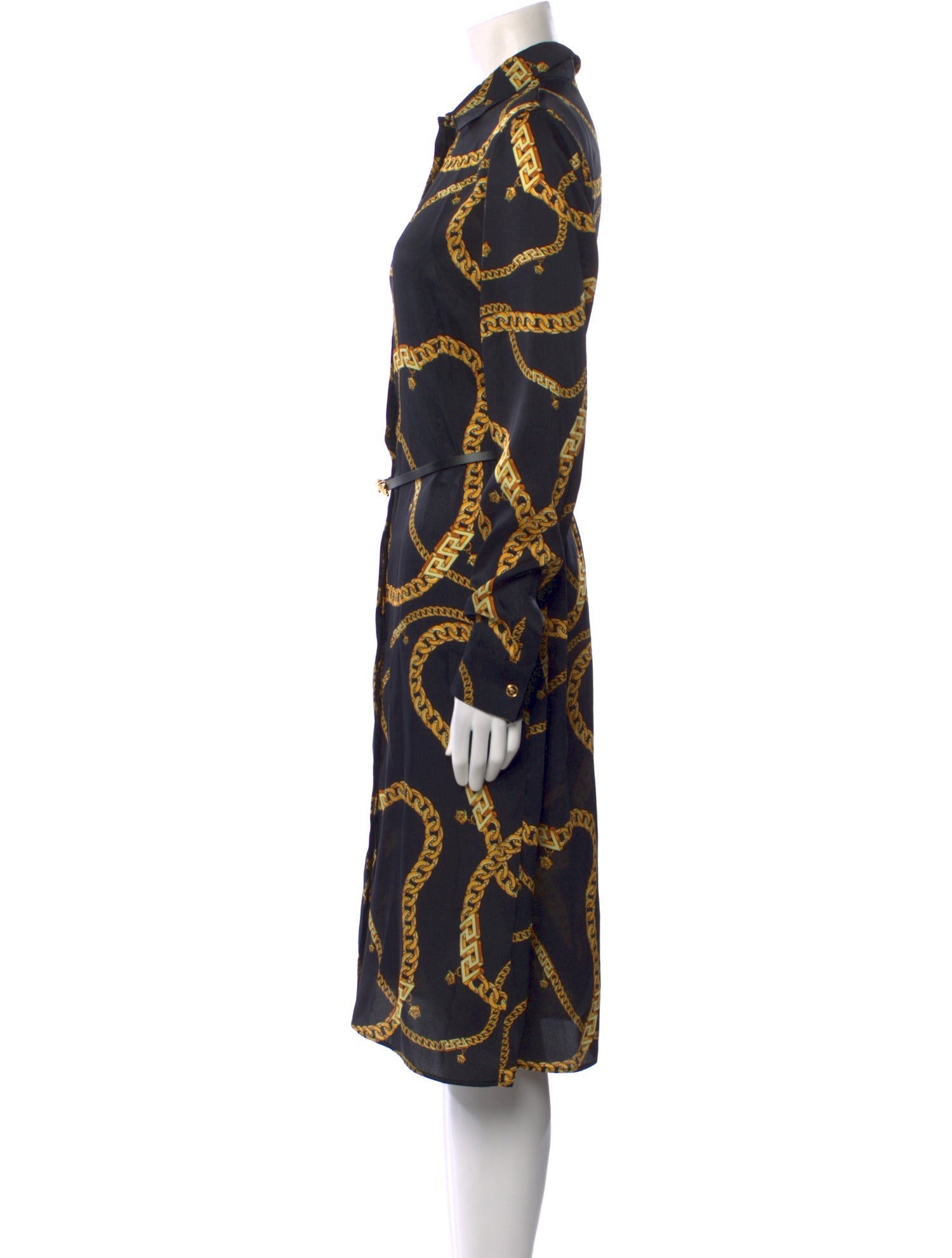 Versace Printed Midi Length Dress