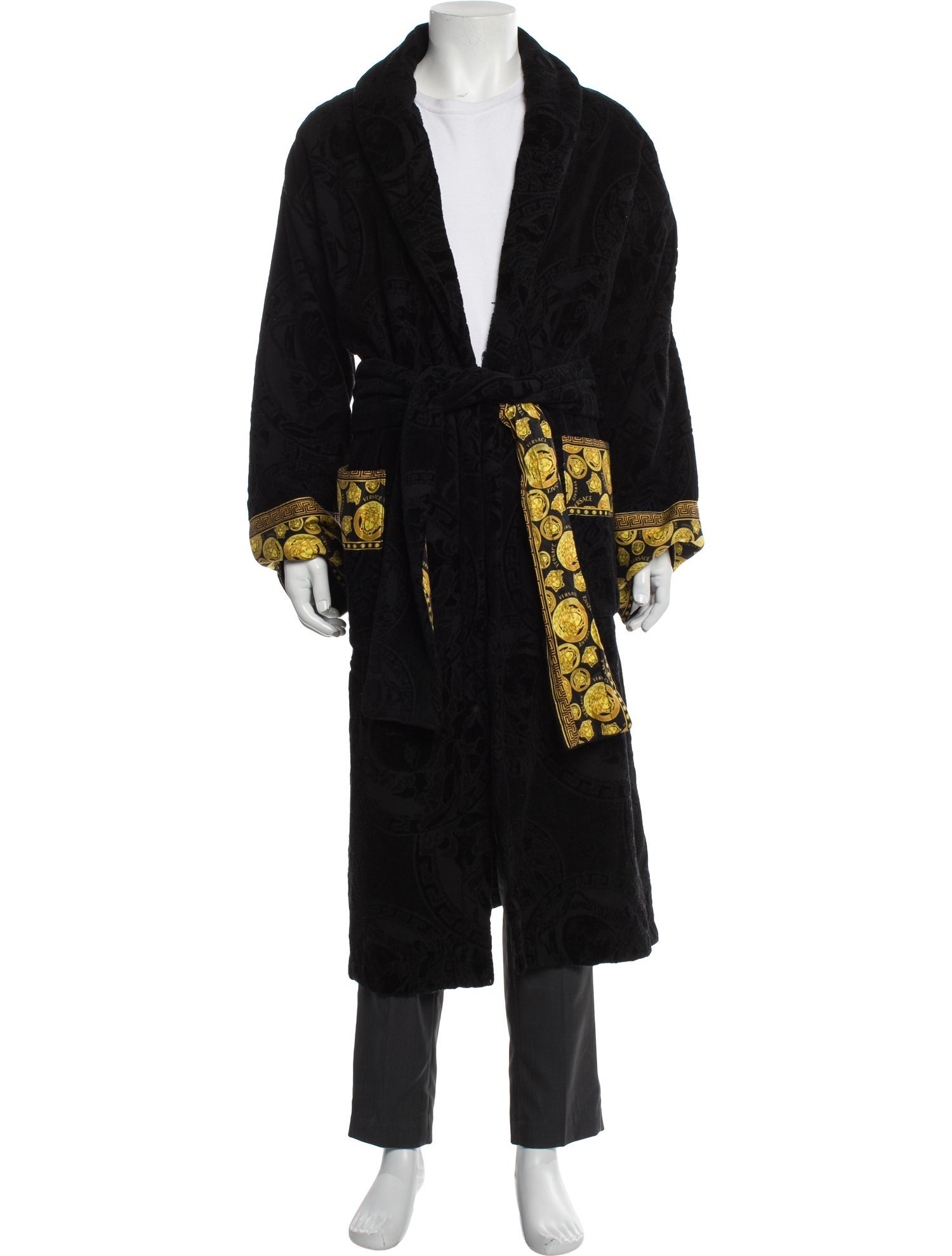Versace Graphic Print Robe
