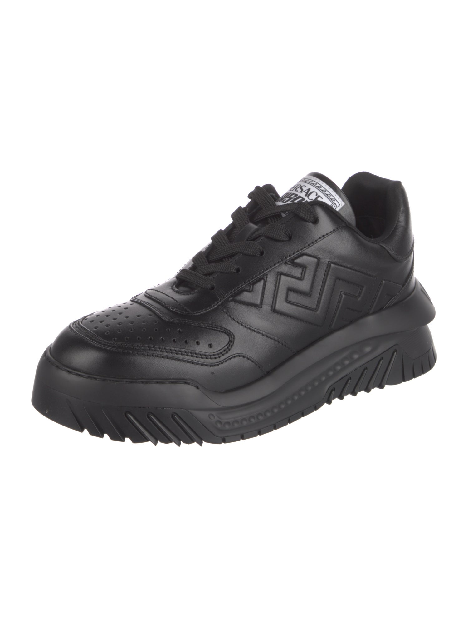 Versace Leather Sneakers w/ Tags