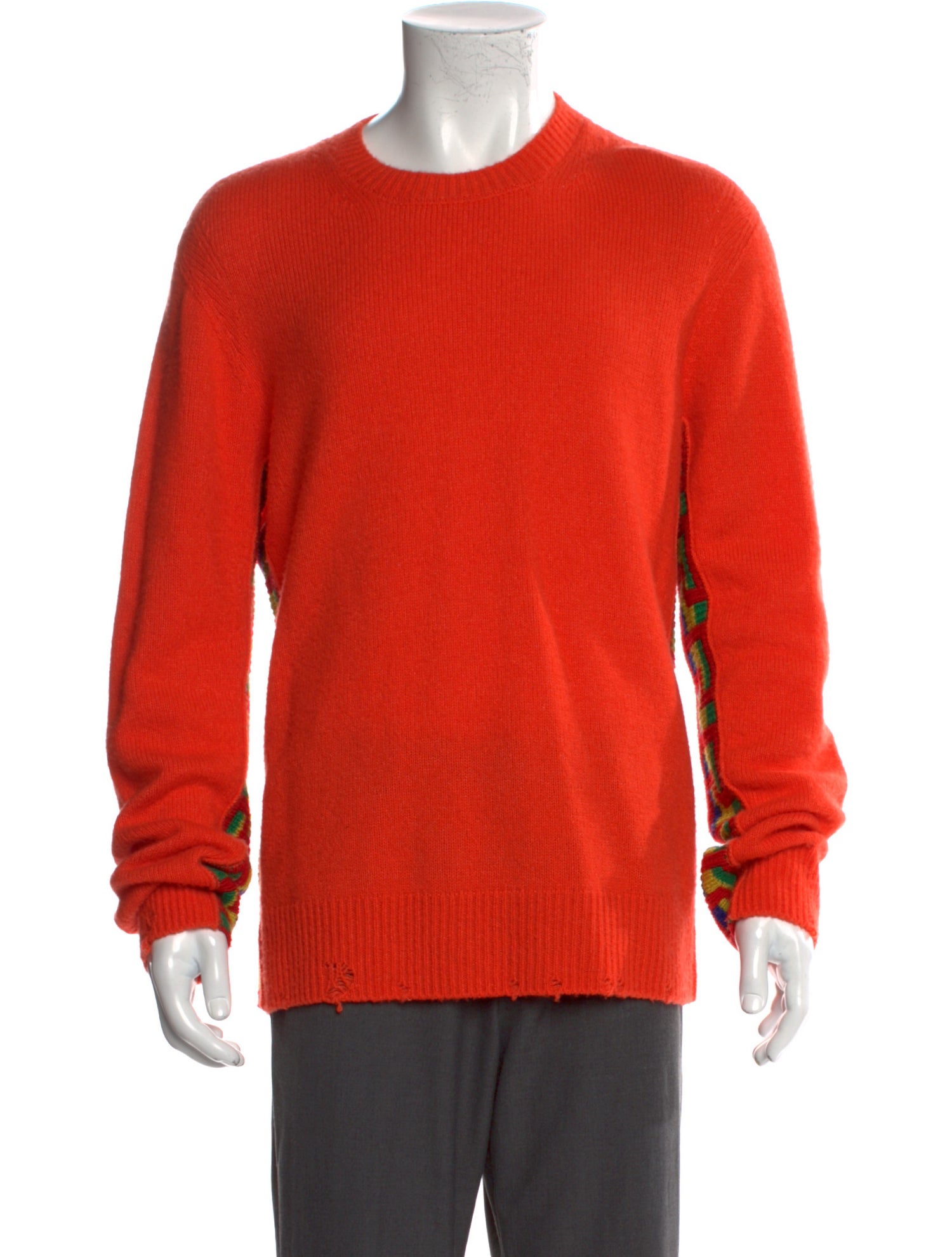 Versace Virgin Wool Crew Neck Pullover