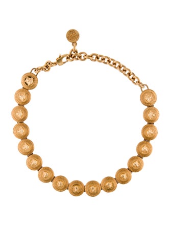 Versace Tribute Medusa Choker Necklace