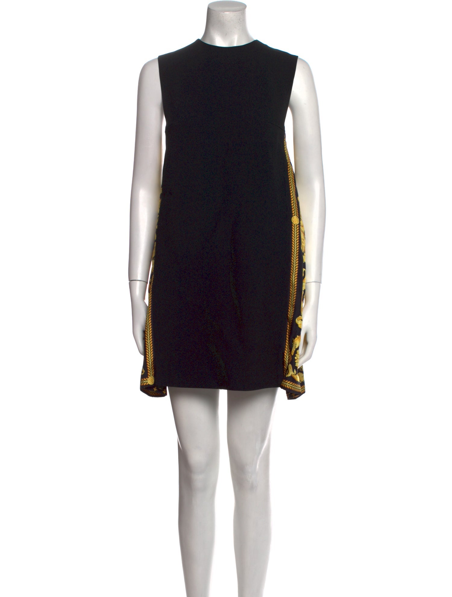 Versace Crew Neck Mini Dress