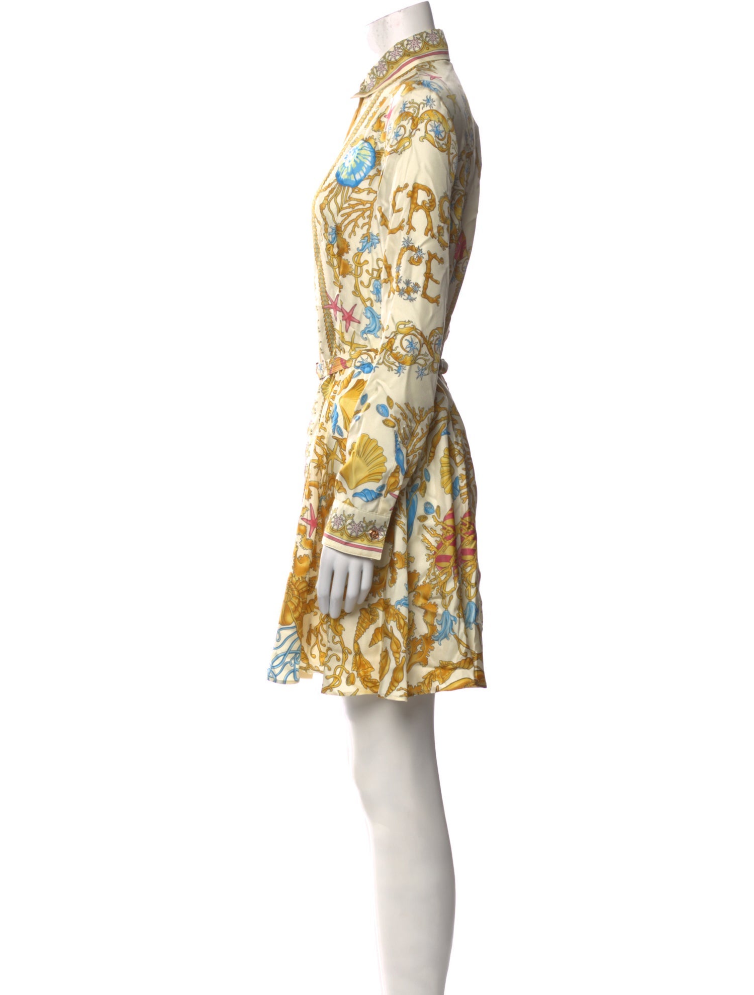 Versace Silk Mini Dress w/ Tags