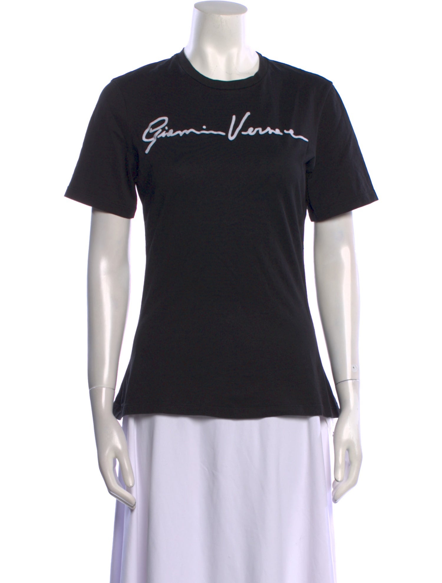 Versace Graphic Print Crew Neck T-Shirt