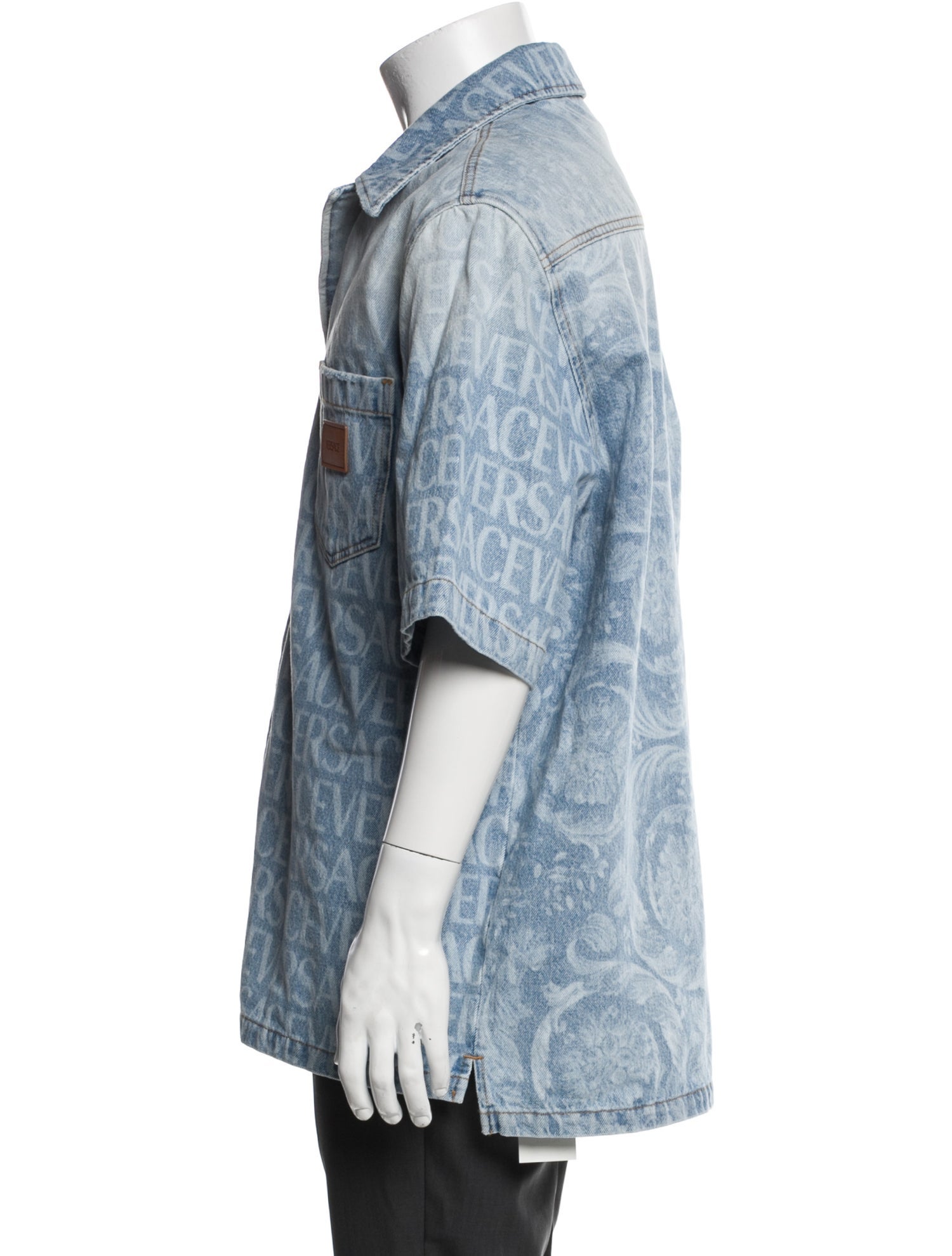 Versace Printed Denim Jacket
