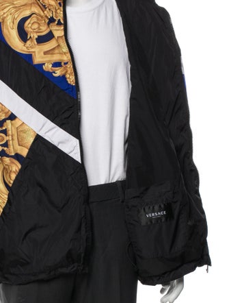 Versace Colorblock Pattern Windbreaker